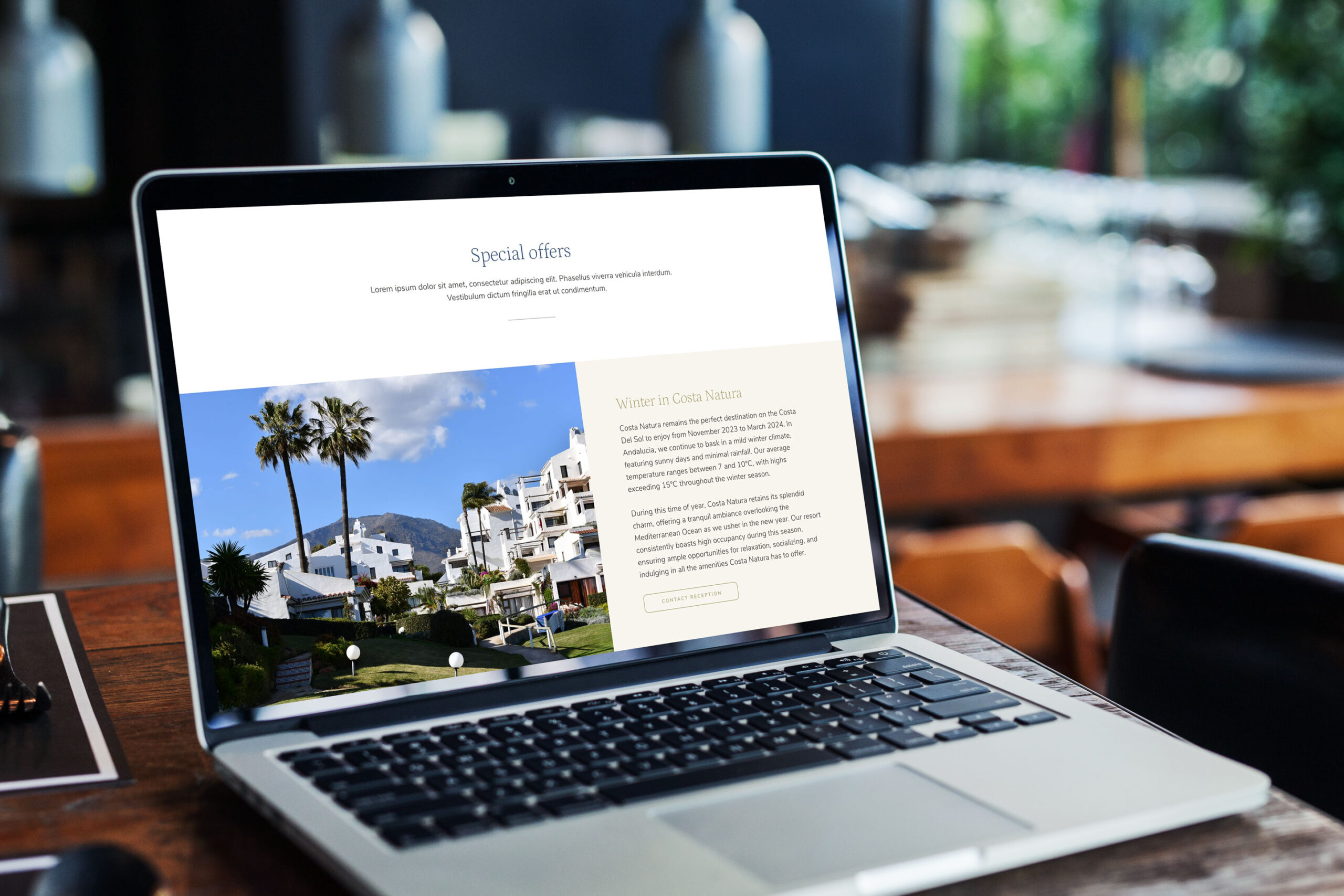 Ofertas especiales en el diseño web para hoteles con sistema de reservas
